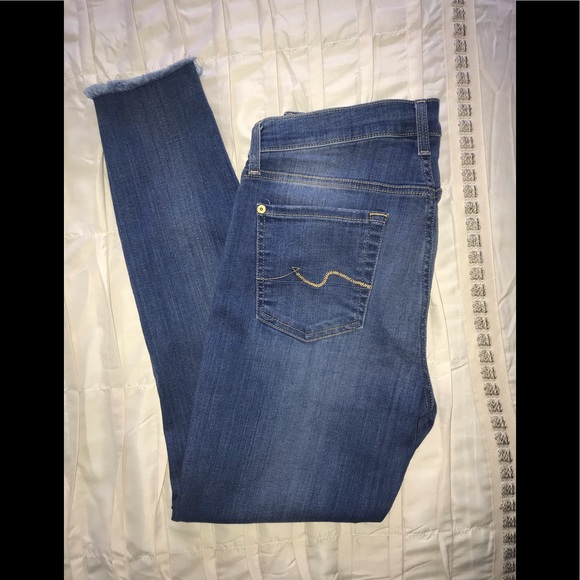 7 For All Mankind Gwenevere skinny ankle jeans - Picture 3 of 7